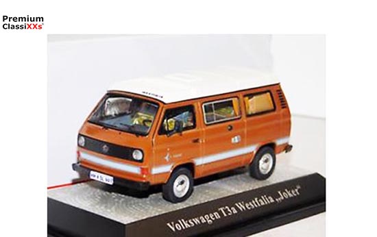 Premium ClassiXXs 1/43 Volkswagen VW T3a Westfalia Joker Brown-C